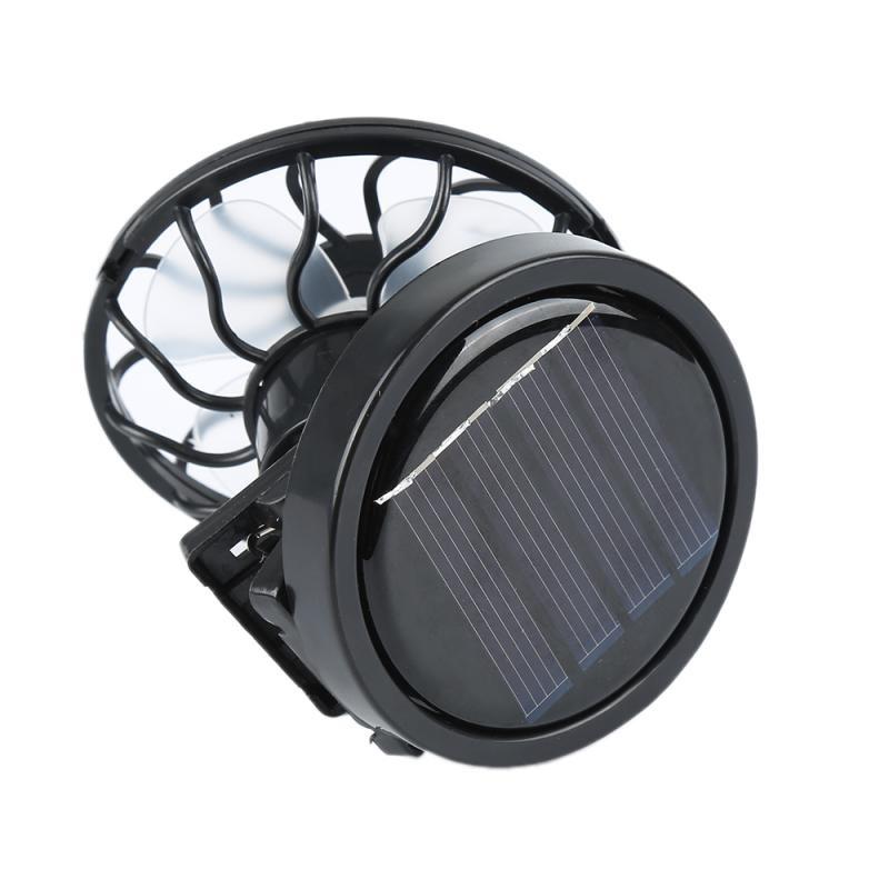 Clip Type Outdoor Solar Fan Portable Mini Fan Outdoors Tool Hiking Accessories