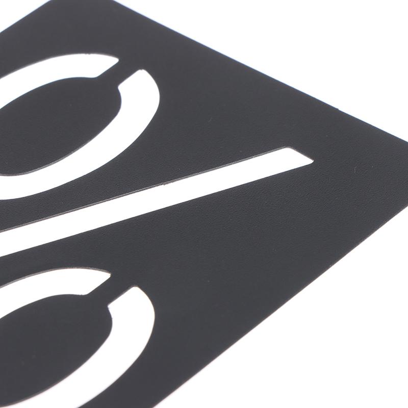 42 шт., буква, номер, символ, ремесло, полый трафарет, штамповка, тиснение, шаблон