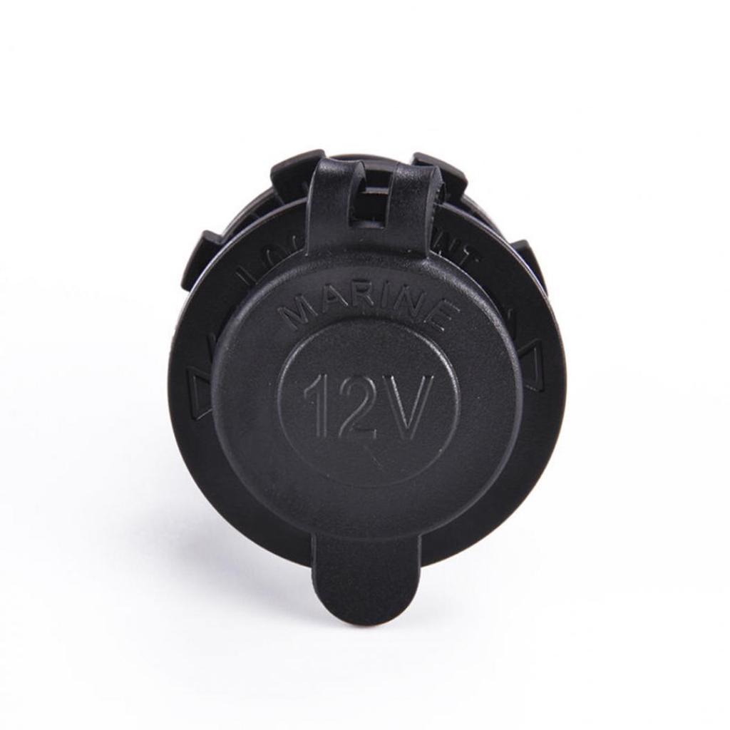 Waterproof Car Cigarette Lighter Socket USB Charger Plug Power Adapter Outlet