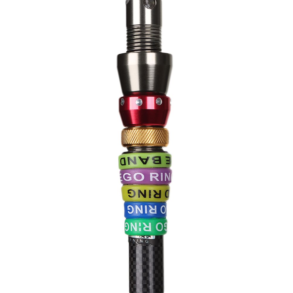 10pcs Silica Gel Fishing Rod Handle Anti-Slip Ring Protective Case Fishing Tackle O-shaped Ring