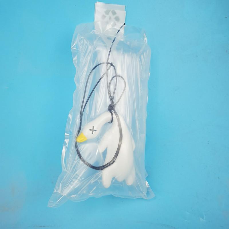 Забавная гипсовая аниме утка, автомобильное зеркало, подвеска, мультяшная милая автоподвеска для украшения интерьера для автомобильных товаров, аксессуары для интерьера