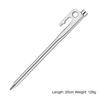 4 Packs Of Stainless Steel 420 Outdoor Tomb Tent Ground Nails Camping Ground Nails Anti Falling Tent Nails