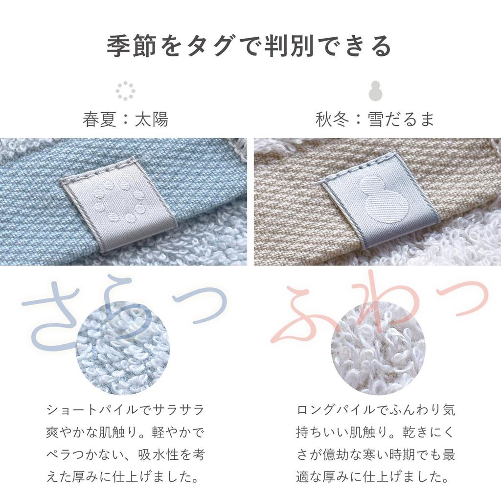 Transparan Seasonal Imabari Towel Certified Face Set of Made in Smooth Towels, Towels, 4, oriori, Japan, Quick-Drying, 100% Cotton, (Spring/Summer