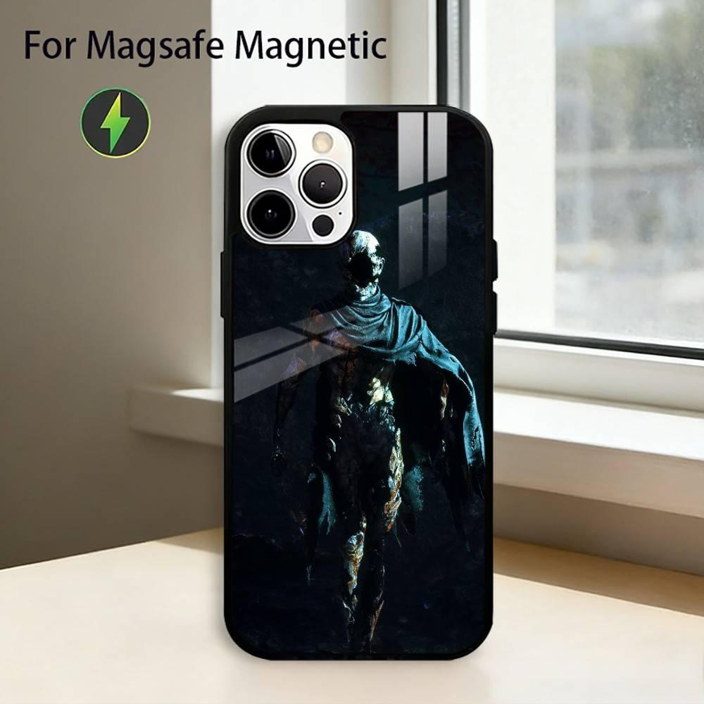 Игровой чехол C-Clair Obscur E-Expedition 33 для iPhone17,16,15,14,13,12,11 Plus,Pro Магнитный для беспроводной зарядки MagSafe