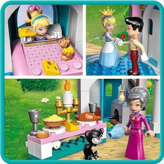 LEGO Disney Princess Cinderella Prince Charmings Wonderful Castle Toy Gift Birthday Block Educational Christmas Girl Boy Child 5 Years 6 7 8 Role Play