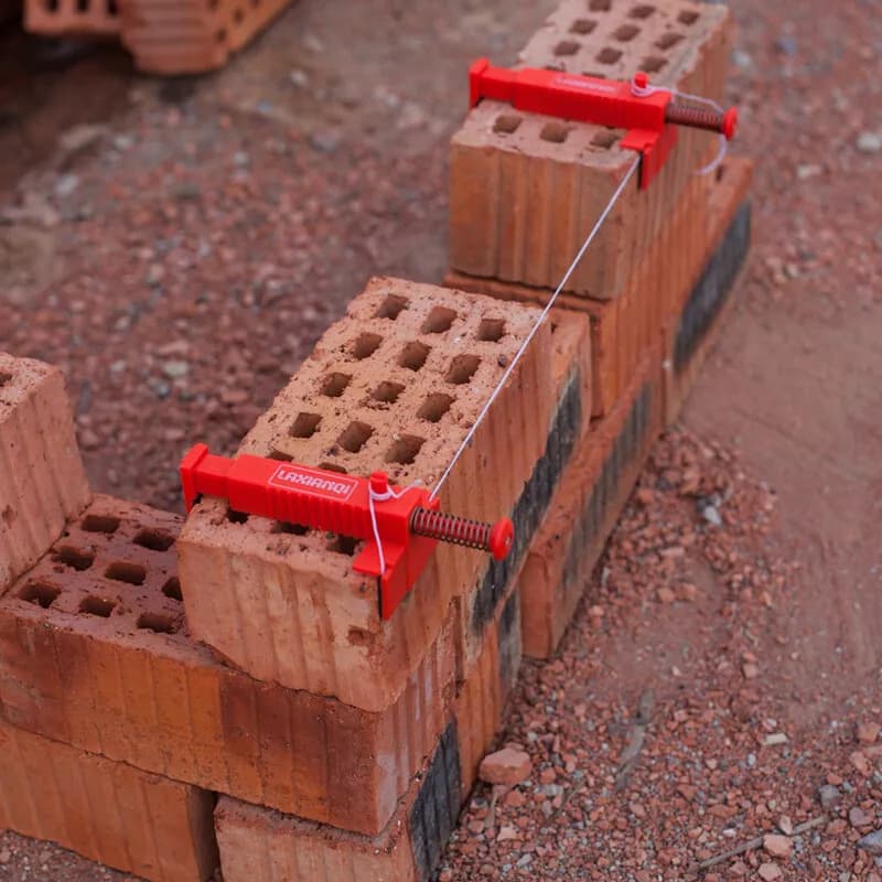 2xBrick Liner Clamps Runner Wire Drawer Bricklaying Tool for Brick Laying Tingle