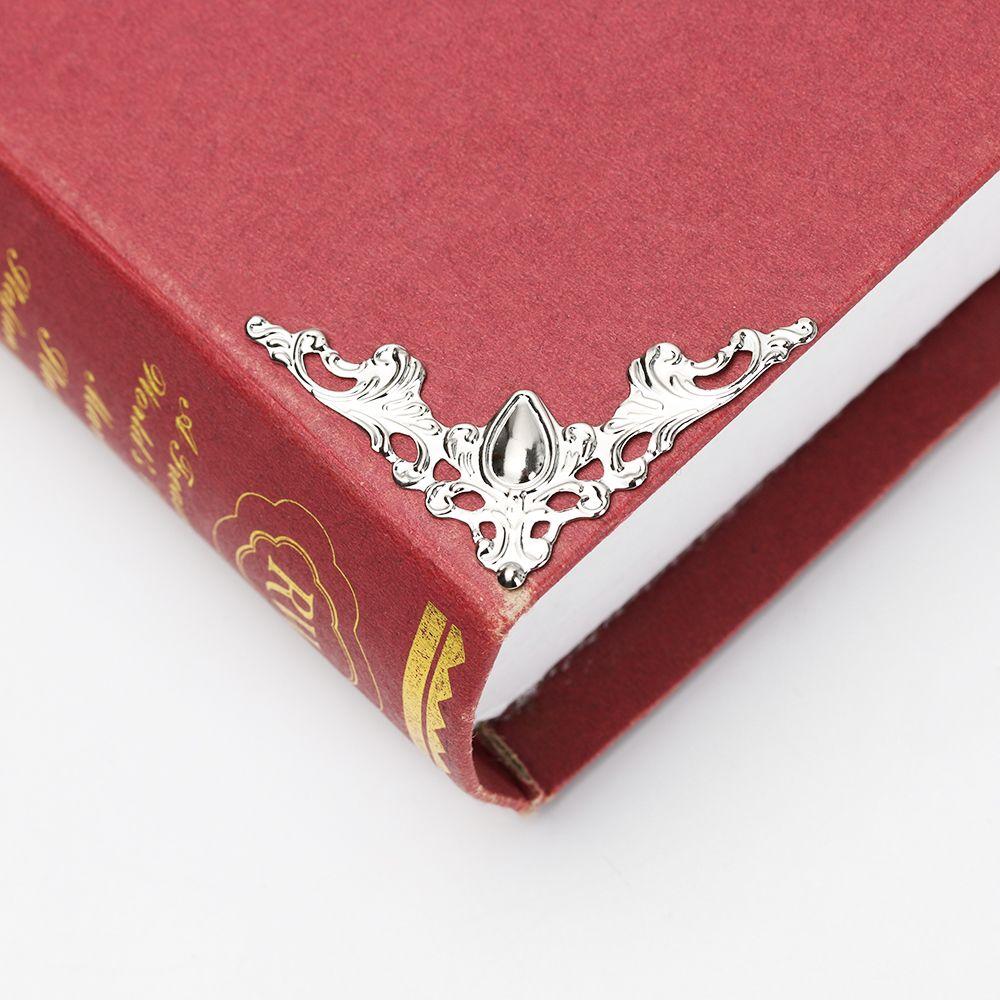 Metal Album Folders Scrapbook Antique Bronze Corner Brackets Box Decor Book Corner Protector