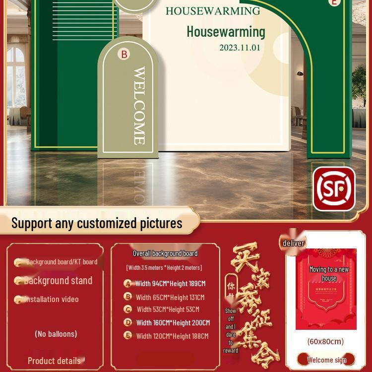 Joyful Home Relocation Decoration: Custom Housewarming Wall Panels