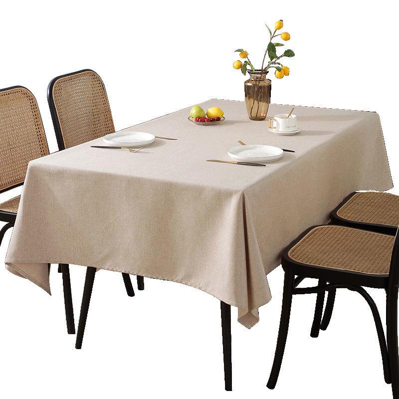 WaterProof Decorative Table Cloth Rectangular Tablecloths Dining Table Cover Simple and Modern TableCover Clot
