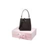 COACH Town Canvas Leather Bucket Bag , Portable Crossbody Bag , Shoulder Bag Small Women's Dark Brown (Unisex) Shoulder Bags 2312 IMAA8