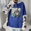 Anime Demon Slayer Tokitou Muichirou Hoodies Men Women Patchwork Casual Soft Streetwear Autumn Hip Hop Y2k Hooded Sweatshirts