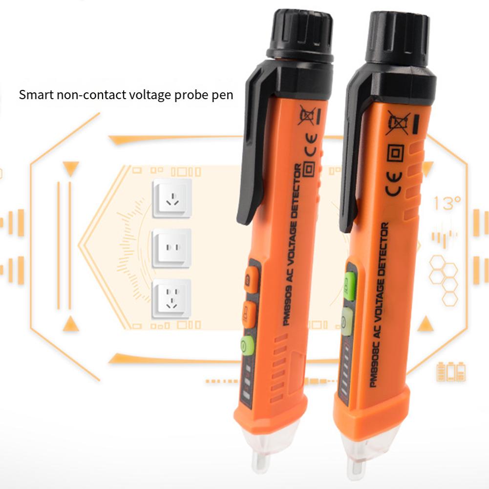 1PC PM8908C Voltage Tester AC 12V-1000V Detectors Non-Contact Voltage Test Pen Voltage Detectors Induction Pen Detection Point