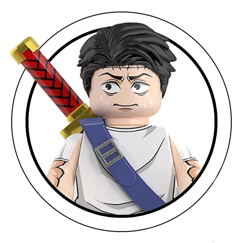 WM6202 WM6201 WM6200 WM6140 WM6139 Магическая битва Строительные блоки Мини-фигурка Итадори Юдзи Годзё Сатору Рёмен Подарки Игрушки