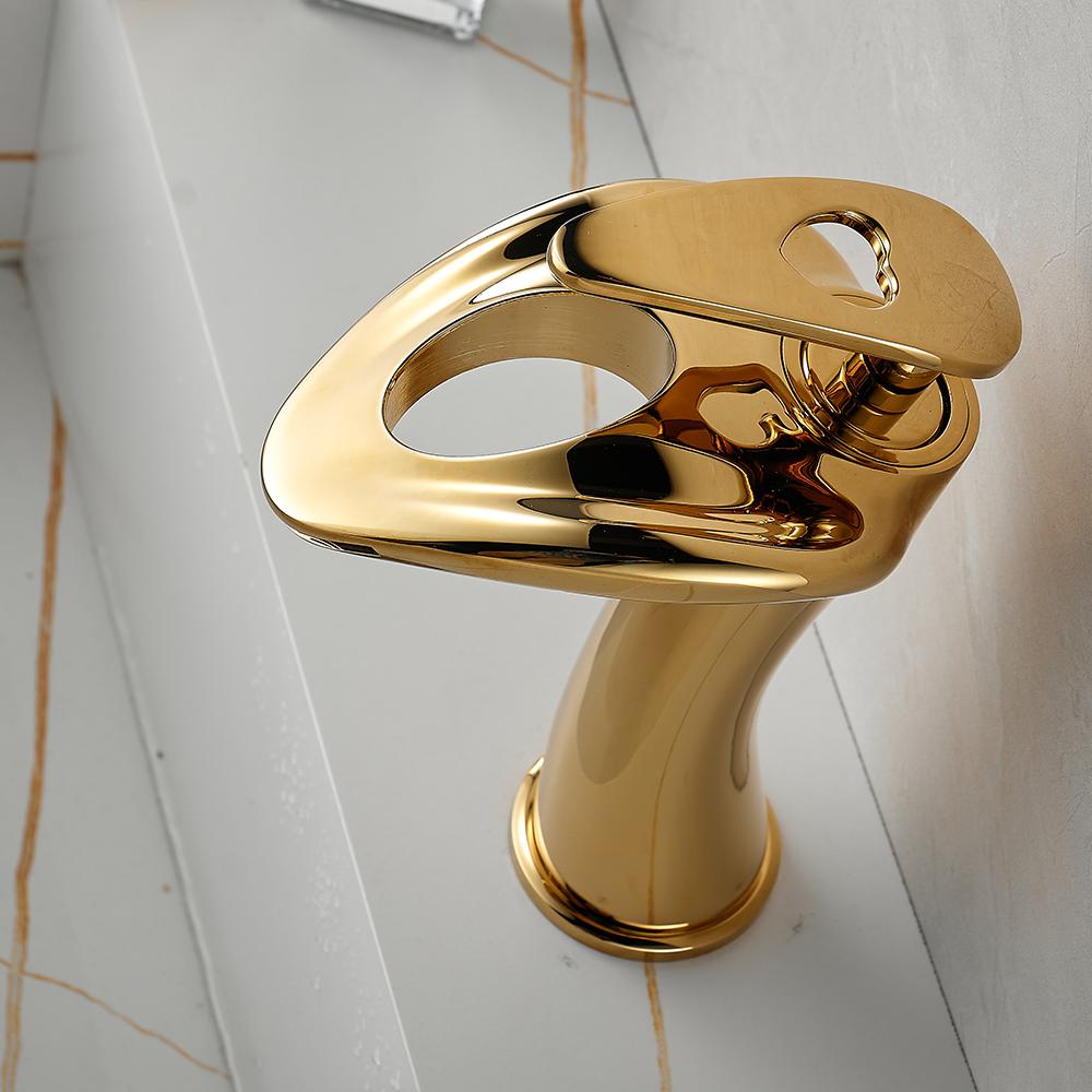 Basin Faucets Deck Mounted Bathroom Faucet Brass Mixer Single Handle Black Faucet Sink Mixer Washbasin Faucet Toilet