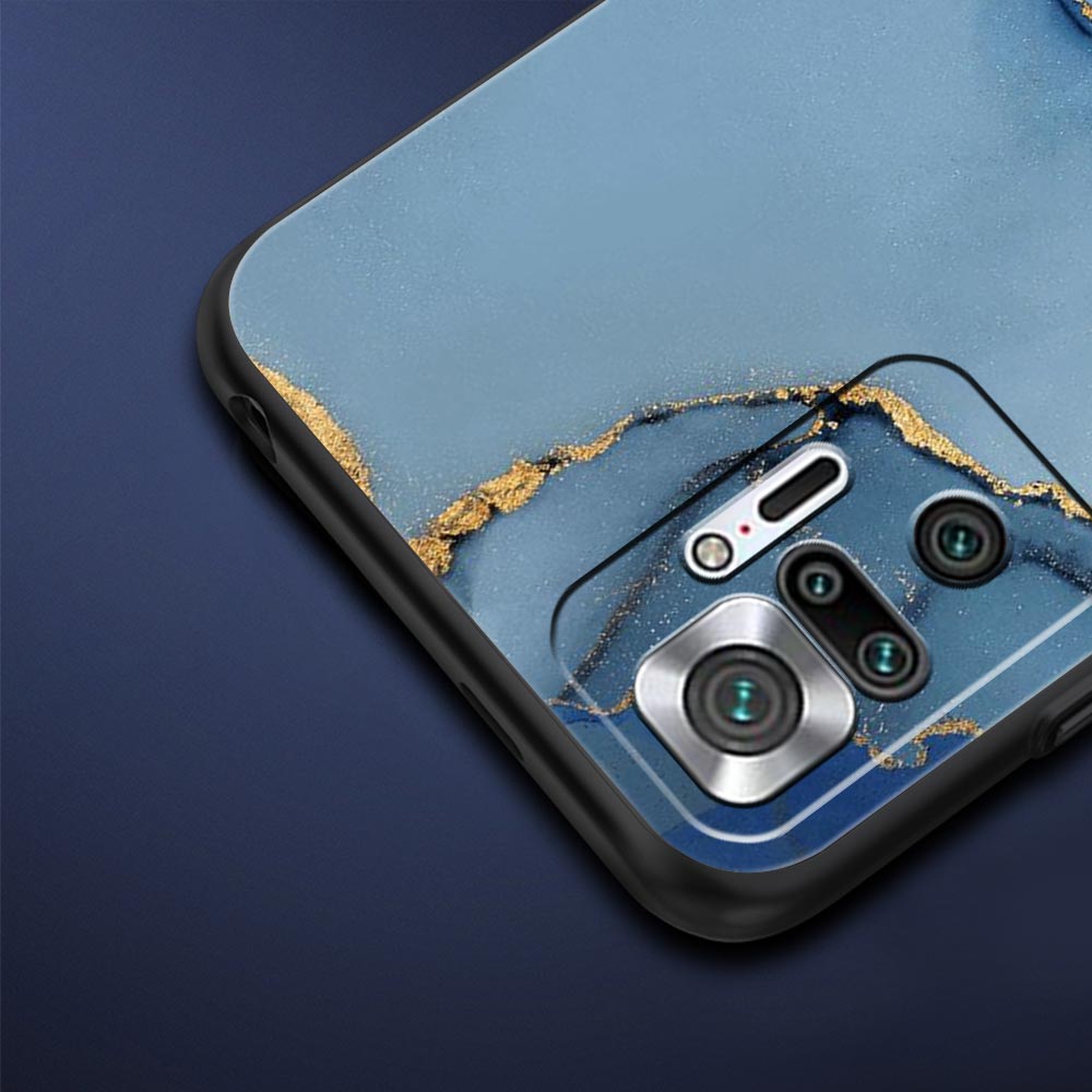 Для Redmi 10C Чехлы Funda Marble Ink Wash Мягкий чехол для телефона для Xiaomi Redmi Note 12 11 9S 9 8 10 Pro Plus 7 9T 8T 9C 9A 8A Чехол