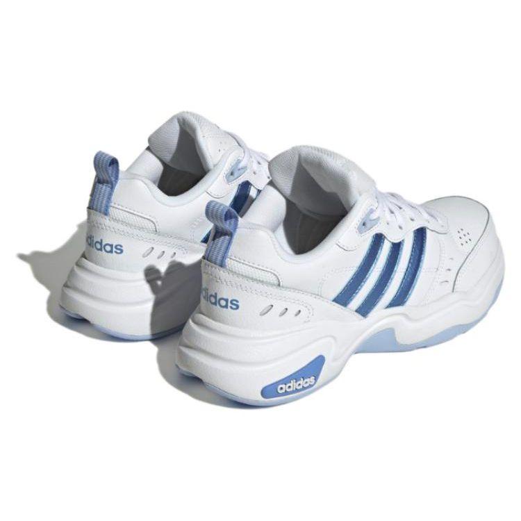 Adidas Neo Strutter PU Кожа Повседневные Низкие Кроссовки Женские Кроссовки Синие HQ1824