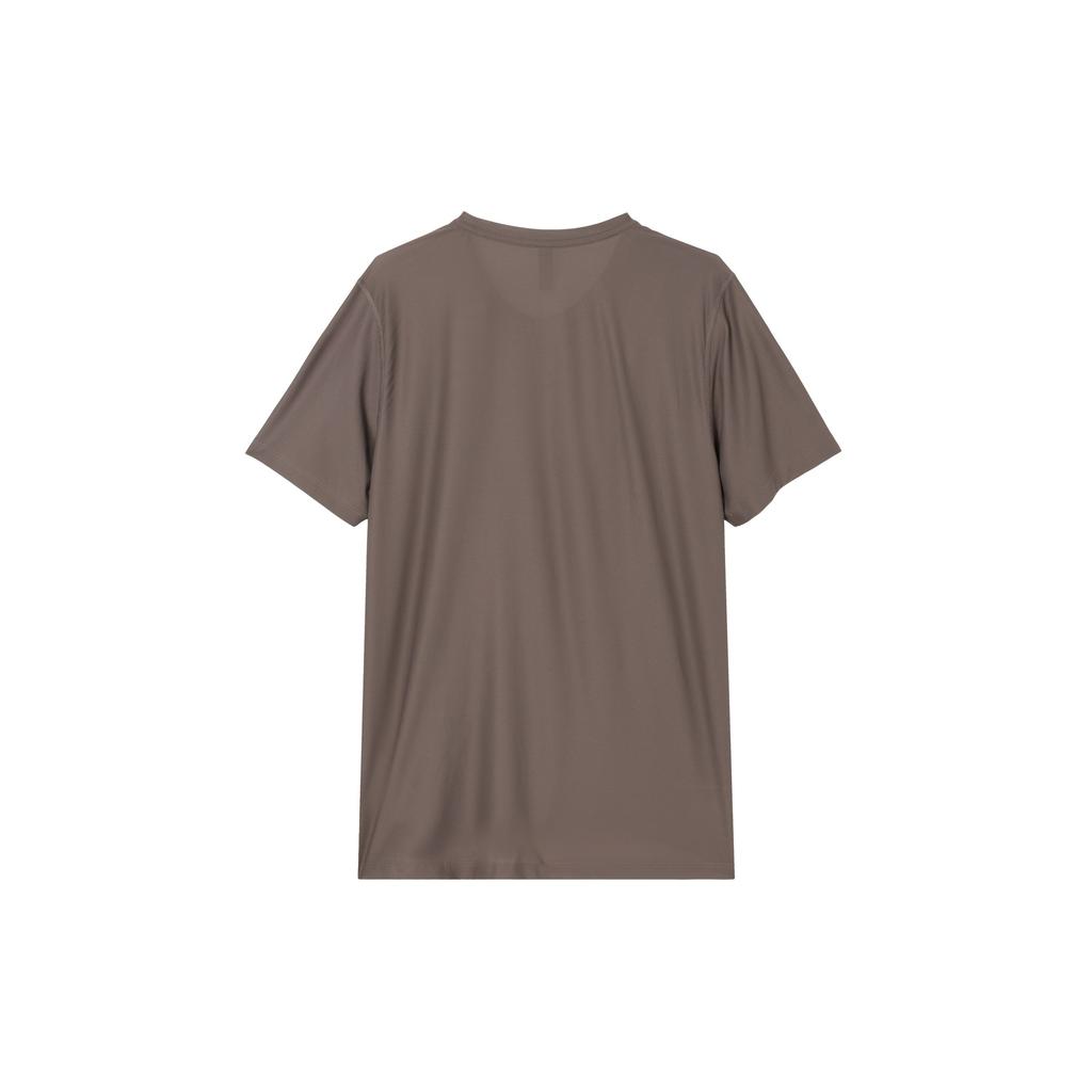 Adidas Повседневная спортивная футболка с логотипом и принтом на открытом воздухе, мужские топы с круглым вырезом, коричневые IV5401