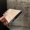 Квадратный бронированный чехол для телефона с покрытием CD-текстурой  Для iPhone 16 15 14 Plus 13 Pro Max Кристальное стекло для объектива камеры Ударопрочный Capa