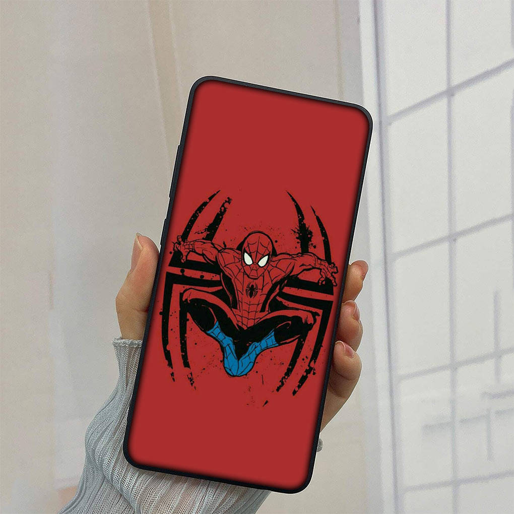 Для Samsung Galaxy S24 S23 iPhone 15 14 Xiaomi Redmi Note 13 12 11 Pro Max X 8 7 9 10 XR OPPO A15 Huawei чехол для телефона Человек-паук Marvel Человек-паук чехол