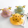 Cartoon Dot Baby Bucket Hat Cute Giraffe Toddler Fisherman Cap Spring Summer Kids Thin Panama Sun Hats Solid Color Visors