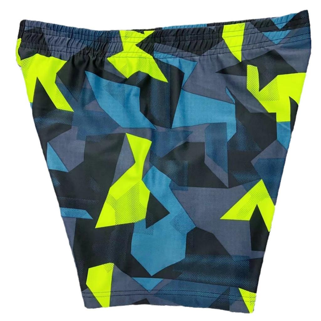 Мужские купальники больших размеров для отпуска на горячую весну, удобные и дышащие купальники с плоскими углами и принтом