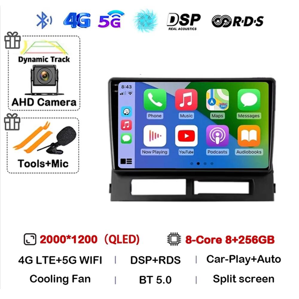 Carplay для Toyota Prius XW20 II 2 2003-2011 Android 14 Android Auto 2DIN Авторадио Lettore Unità Principal GPS Stereo Multim