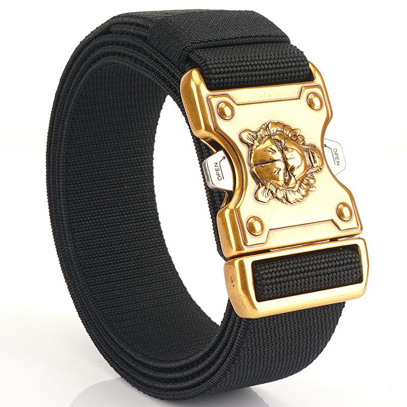 Пряжка для тренировок Внутренний плетеный тактический нейлоновый ремень - для активного отдыха на открытом воздухе с быстросъемным ремнем