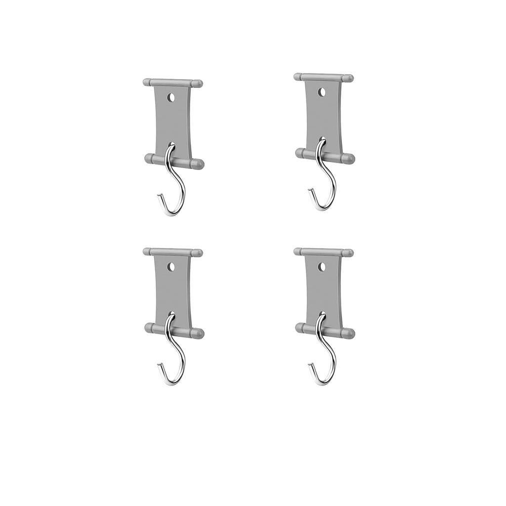 4/8 Pcs S Shaped Camping Awning Hooks Clips RV Tent Hangers Light Hangers With Holes For Caravan Camperb Accessories