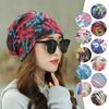 Breathable Thin Pullover Cap Printed Slouchy Beanie Hat Fashion Chemo Cap