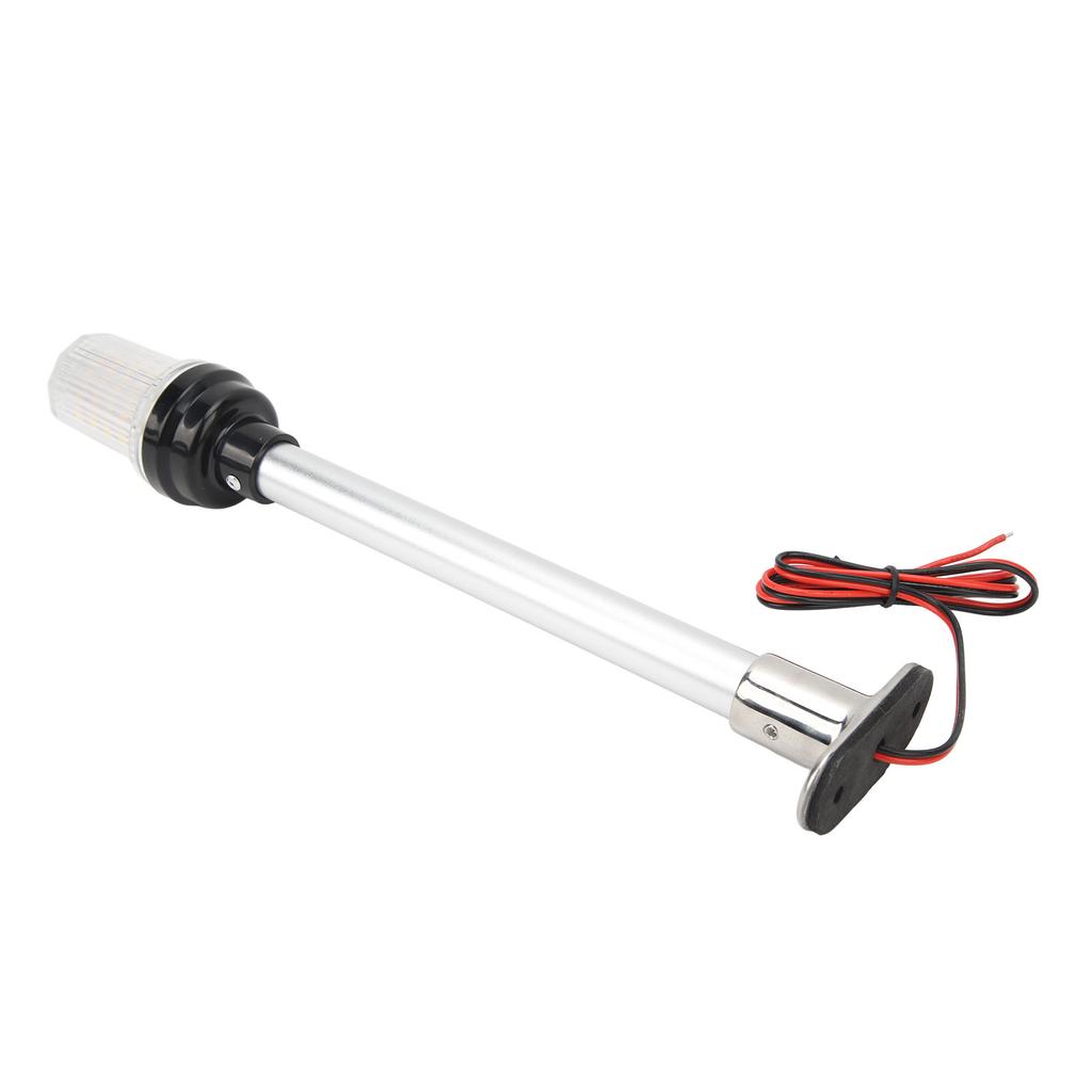 12in Boat Anchor Light 63 LEDs 360 Degree All Around Stern Pole Light 316 Stainless Steel Base For Fishing Boats Yacht