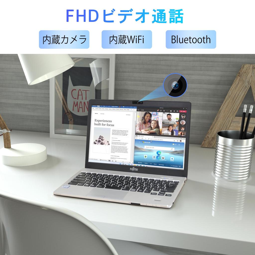 Ноутбук дюймовый легкий S937 серии с 7-го поколения Core i5 Windows 11 pro FHD LCD Японское программное обеспечение карты начальные настройки ПК Ноутбук ПК SSD