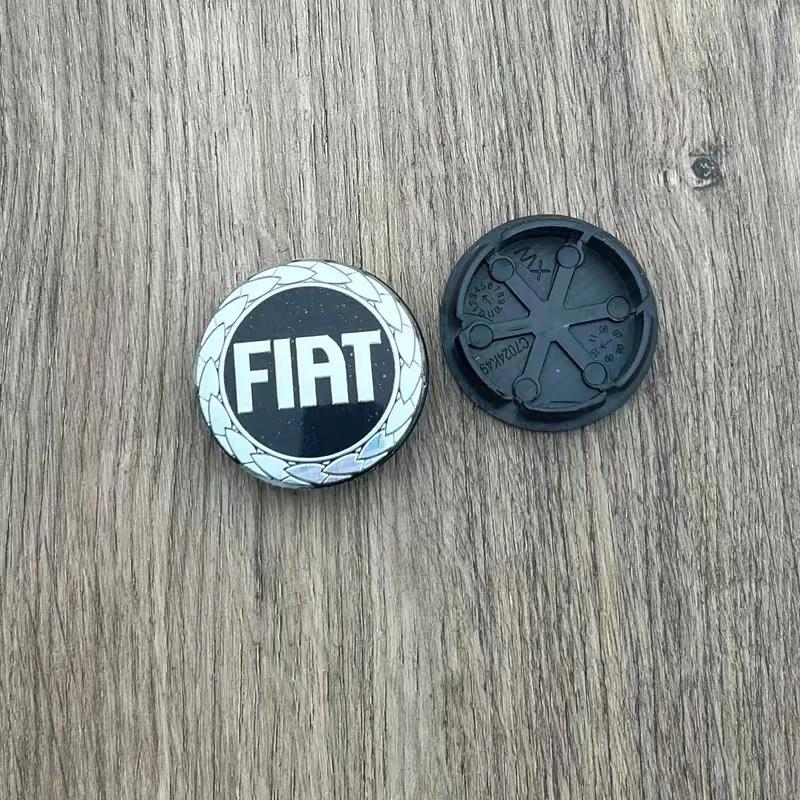 4pcs 50mm  Abarth 500 Wheel Center Hub Caps Car Rims Dust Proof Cover Emblem Badge for Fiat Palio Stilo Bravo  Perla Puntosiena