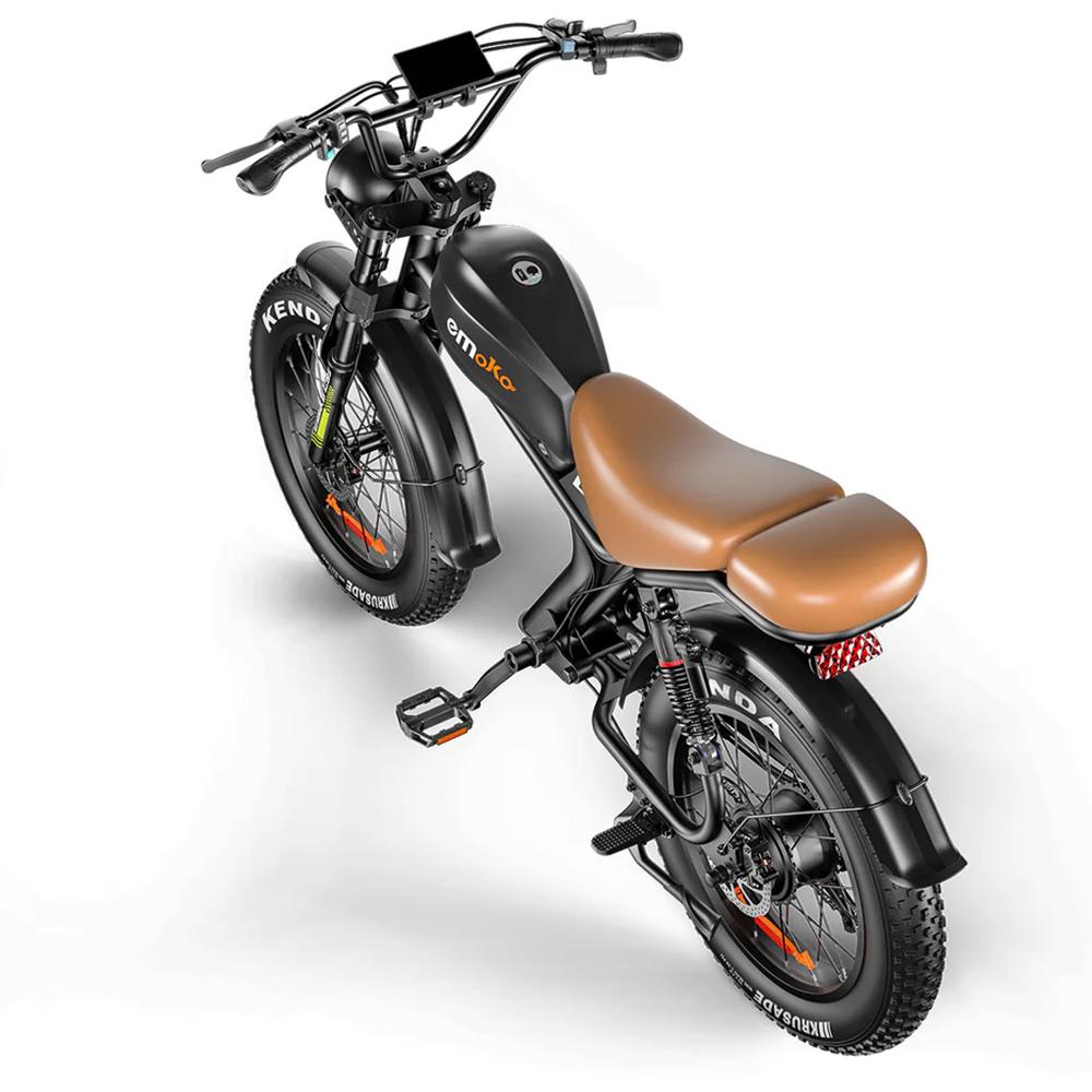 Электровелосипед EMOKO C93 20" Мотор 1000W 48V 20AH Максимальный запас хода 80 км Нагрузка 150 кг Полная амортизация Черный