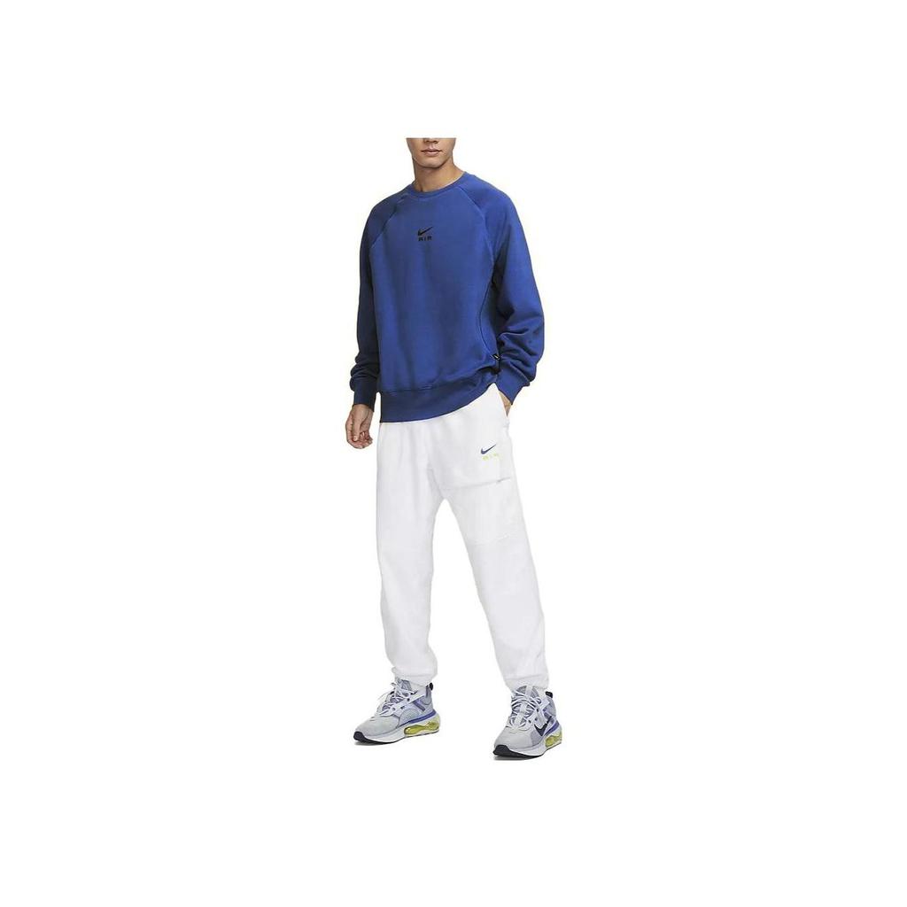 Nike Air Fleece Crew Sweatshirt Men Blue FB7204-480