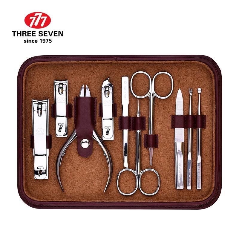 777 Professional 10-Piece Manicure Pedicure Grooming Kit