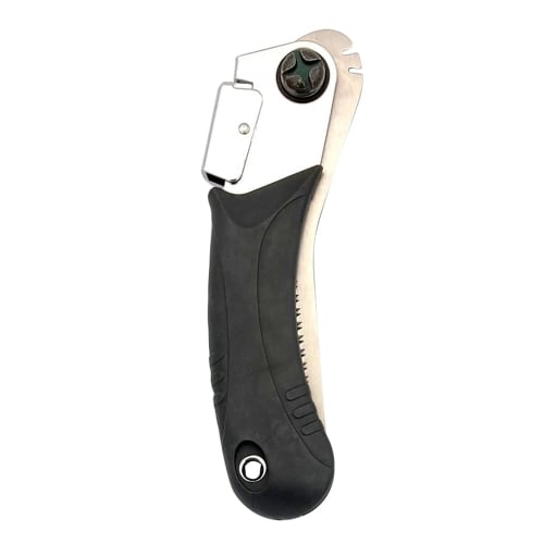 Ishisaw Kogyo Genba-ya Folding Push Saw, 120mm, Silver