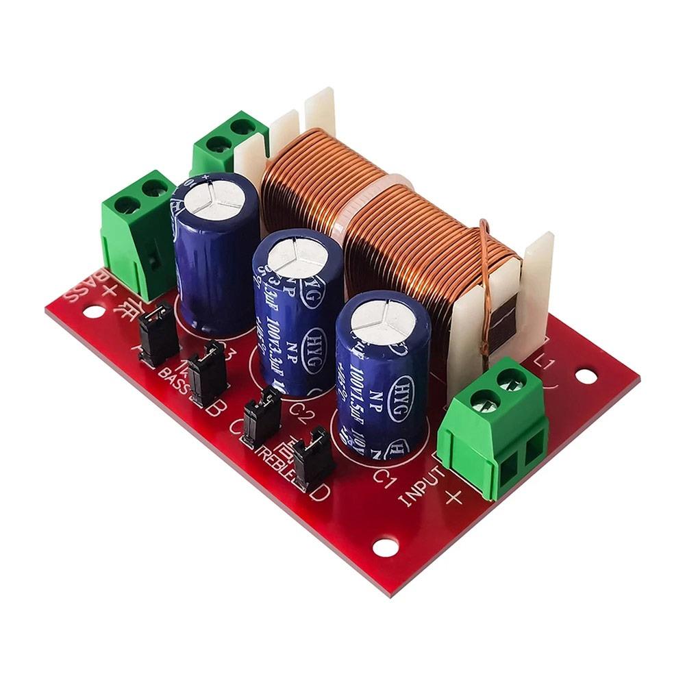 1Pcs 4-16ohm Impedance Frequency Divider YLY-2088 Adjustable Bass Treble Board Full Range Audio DIY