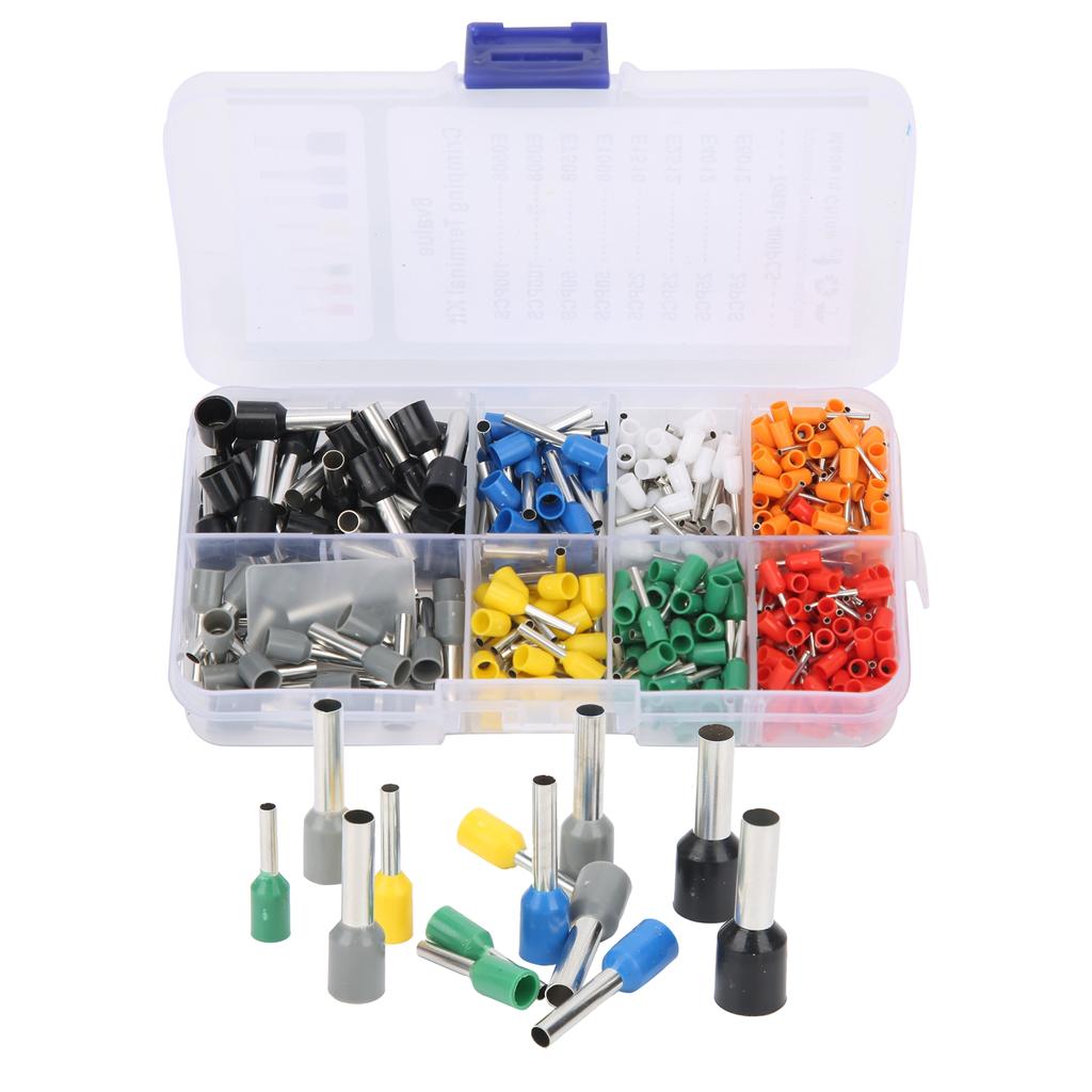 400Pcs Insulated Terminal Wiring Crimp Connector Industrial Supplies AWG 22 ‑ 10