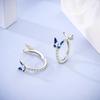 New Earrings DIy Style Earrings High-end Niche Design S925 Silver Earrings, Personalized Jewelry Gift