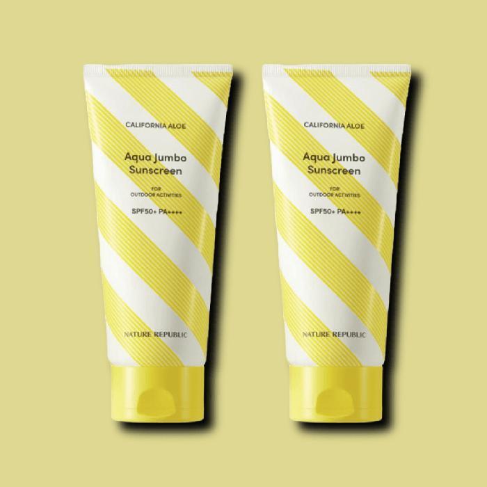 NATUREREPUBLIC Солнцезащитный лосьон California Aloe Aqua Sun Lotion SPF50+ 250 мл 2 шт. Мульти (39183810)