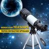 Telescopio HD 90X Zoom Monocular with Tripod 360x50mm Refractive Space Astronomical Telescope Travel Spotting Scope for Outdoor