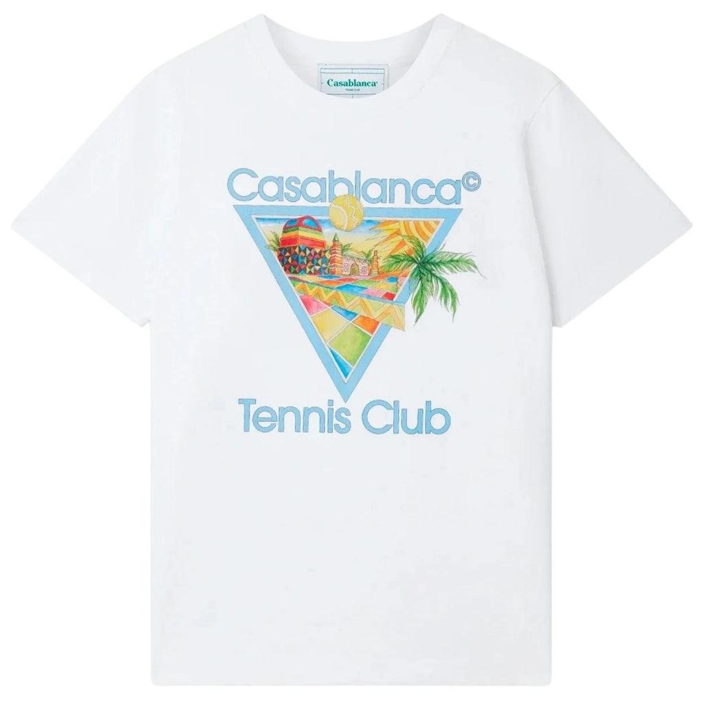 Casablanca Mens Afro Cubism Tennis Club T-Shirt