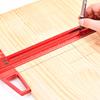 T-образная линейка для деревообработки, линейка для чертежей, линейка из алюминиевого сплава, измерительный инструмент, совместимый с плотником