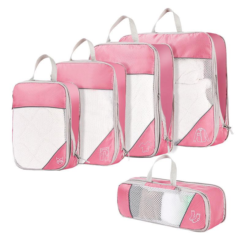 Five-Piece Travel Storage & Compression Bag Set for Clothes