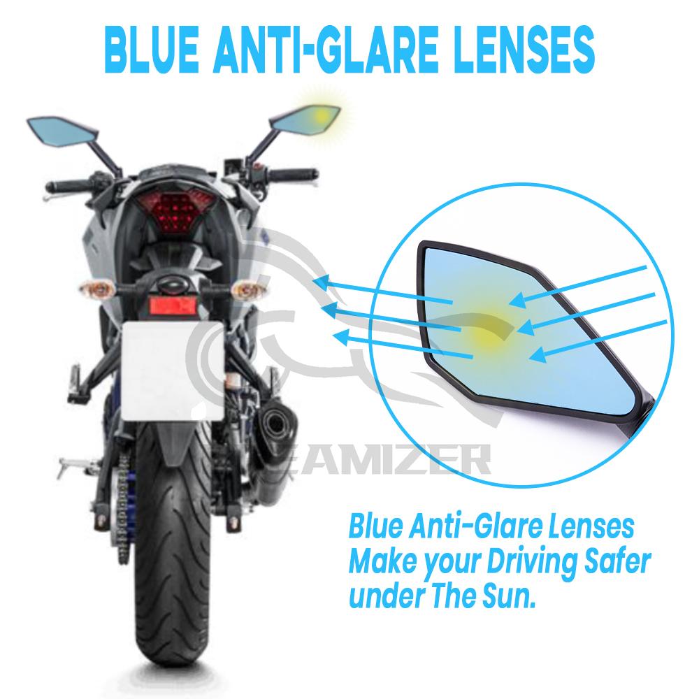 8 мм 10 мм универсальное зеркало заднего вида отражатель регулируемый вращающийся руль боковое зеркало для велосипеда Honda Yamaha