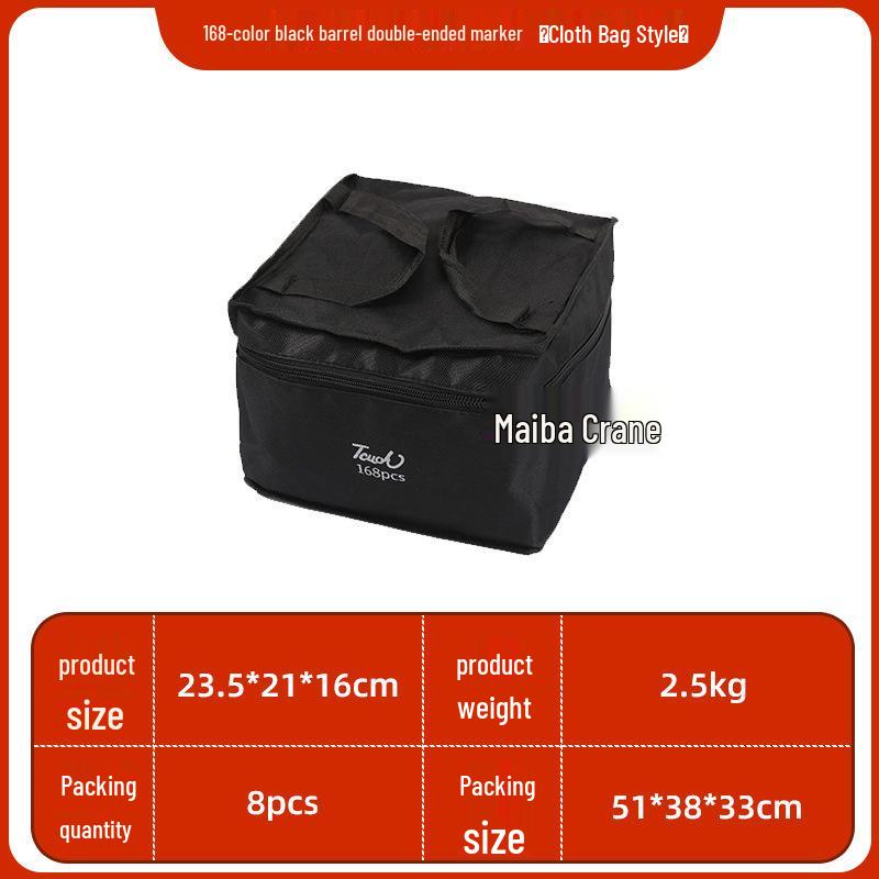 Genuine TOUCH Dual-Tip Oil-Based Marker Set, 48 Colors - Art Drawing Tools & Colored Pencils