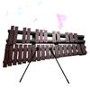 30 Note Glockenspiel Foldable Xylophone Wooden Frame 5mm Thickness Aluminum Bars Percussion Musical