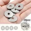 50Pcs 304 Stainless Steel Flat Washers - Galvanized, Thickened Metal Spacers, Rustproof, Durable & Corrosion-Resistant, Hardware Essentials