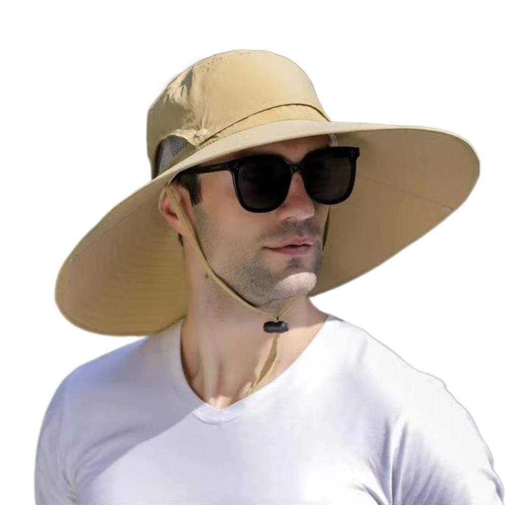Foldable Large Brim Sun Hat Breathable Sun Protection Hat Fashion Fisherman Hat  Climbing