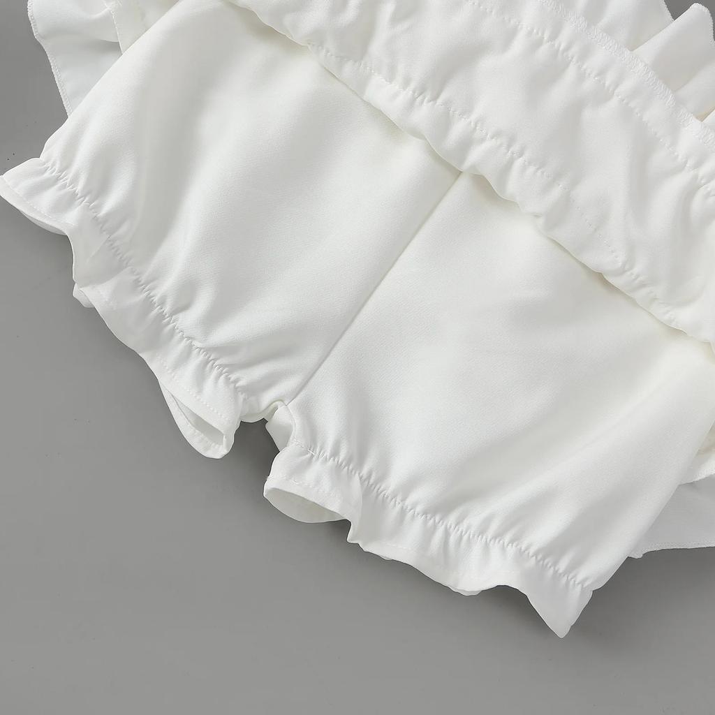 Летняя короткая многослойная юбка для девочек, модная универсальная школьная плиссированная юбка для детей-подростков, танцевальная юбка с высокой талией для детей 10-12 лет